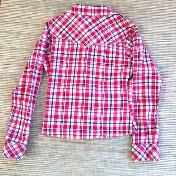 Tilt Red Plaid Flannel Shirt Small - Picture 7 of 7